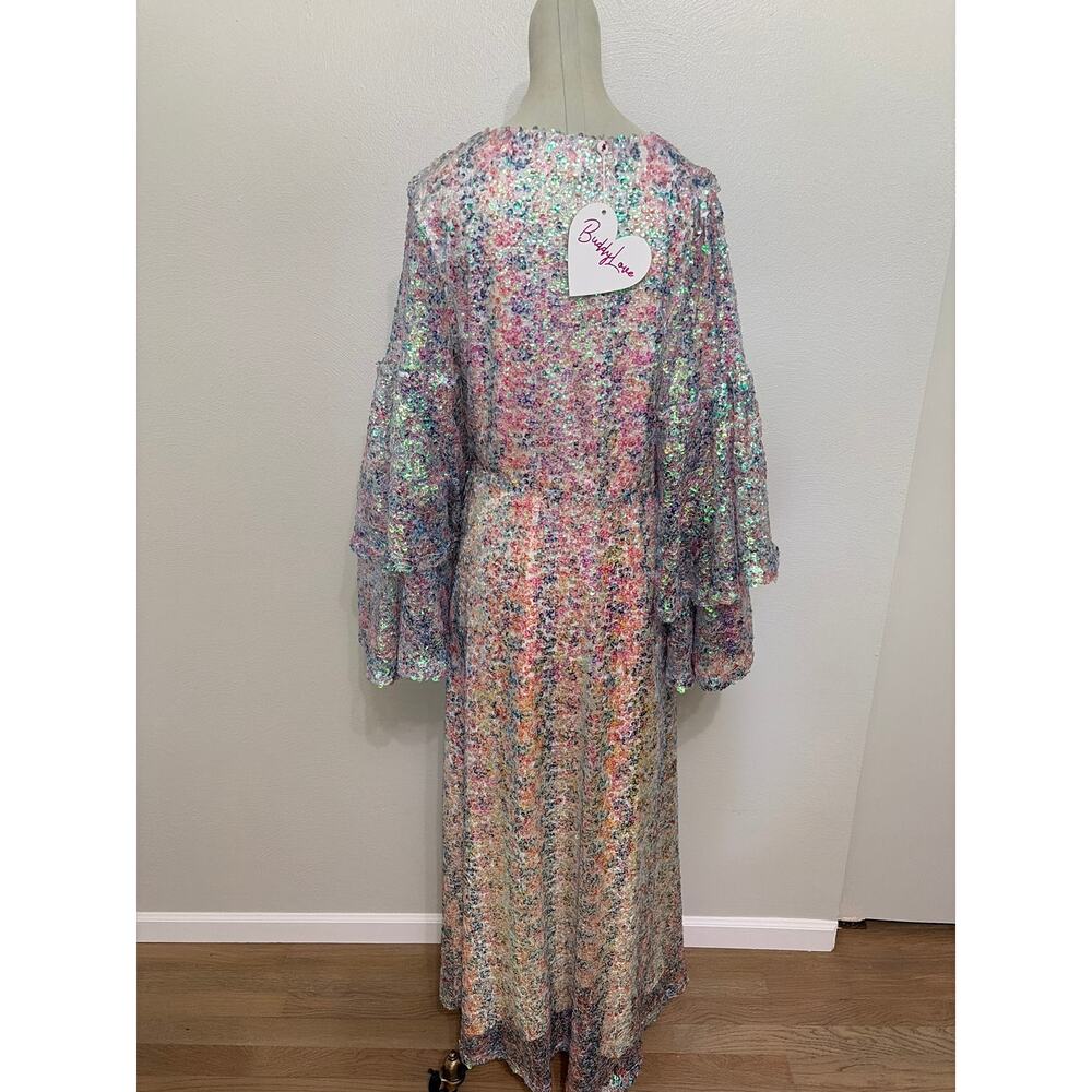 Buddy Love Colette Maxi Sequin Dress. Size Medium - Picture 7 of 12